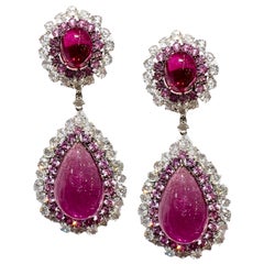 Boucles d'oreilles chandelier - Diamant