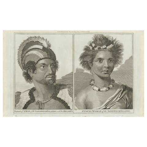 Regalia of the Sandwich Islands: Portraits in Traditional Attire, 1790