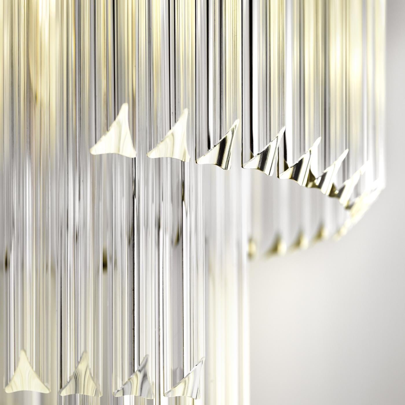 Regalis Spiral Chandelier (Glas) im Angebot