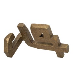 Grüße Bronze-Skulptur