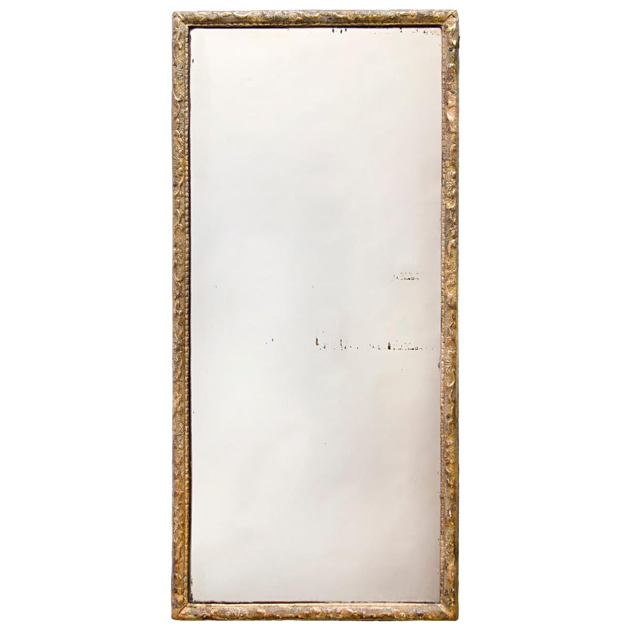 Regence "A La Berain" Giltwood Framed Mirror