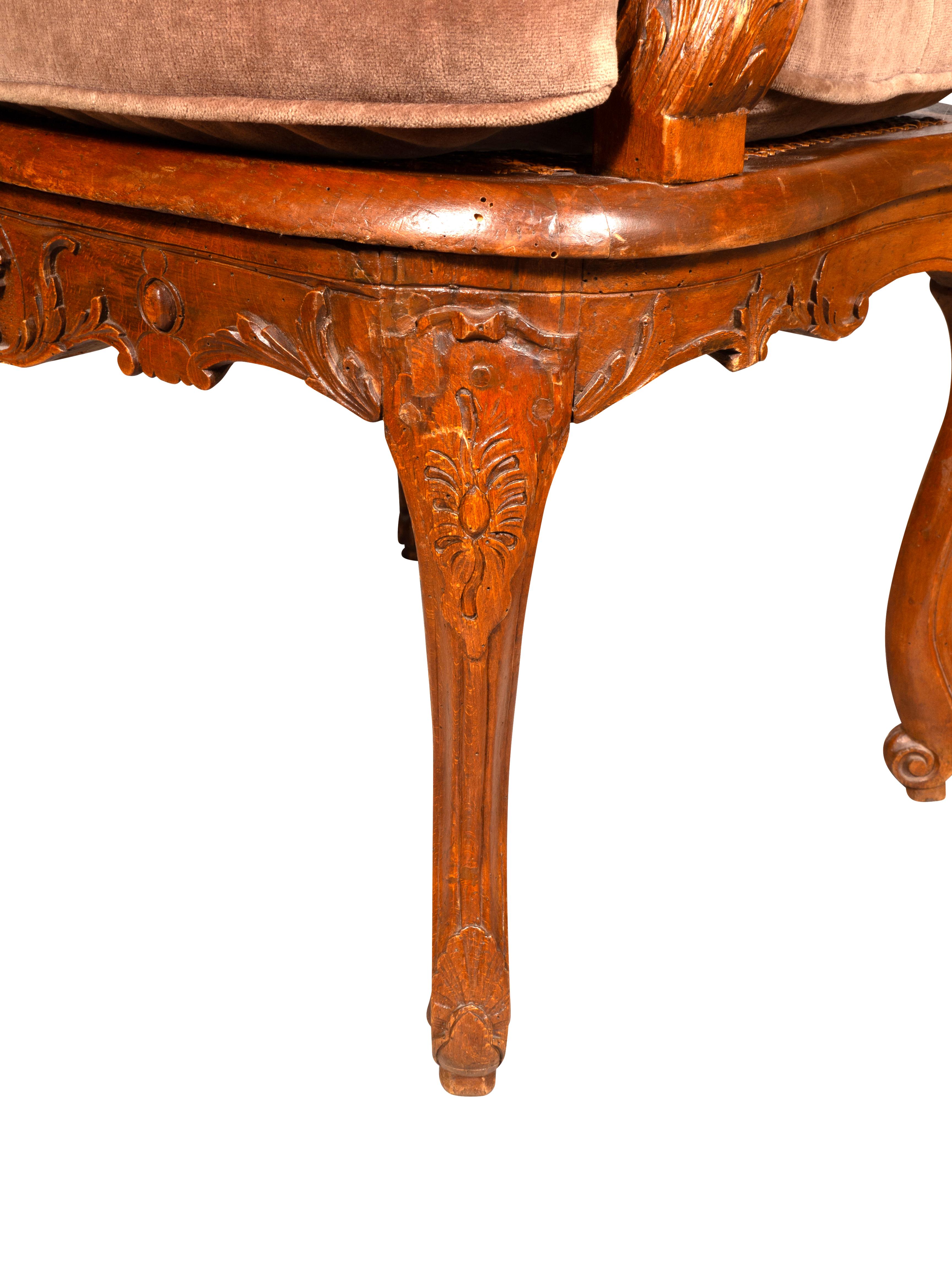 Regence Beechwood Armchair For Sale 5