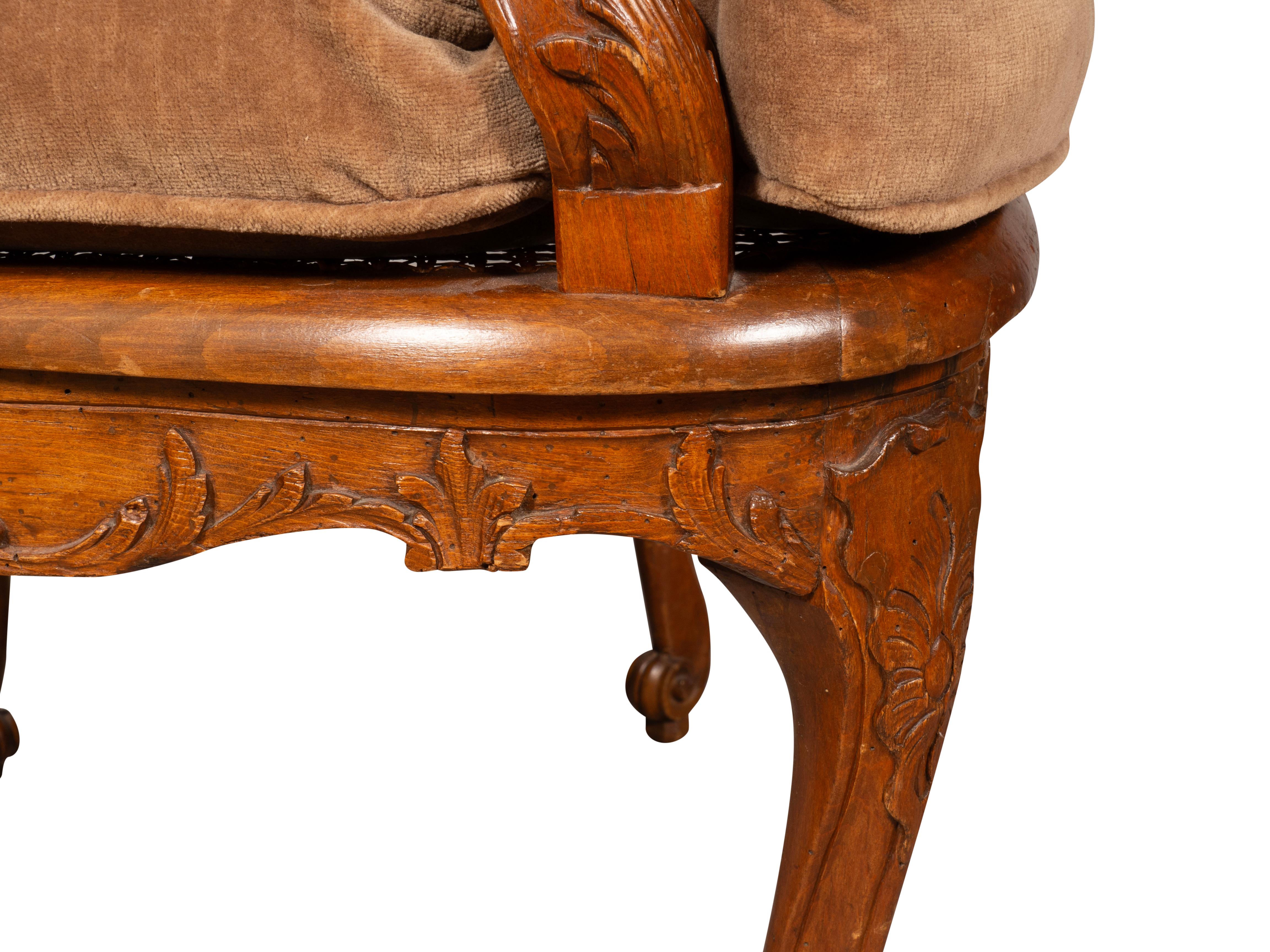 Regence Beechwood Armchair For Sale 8