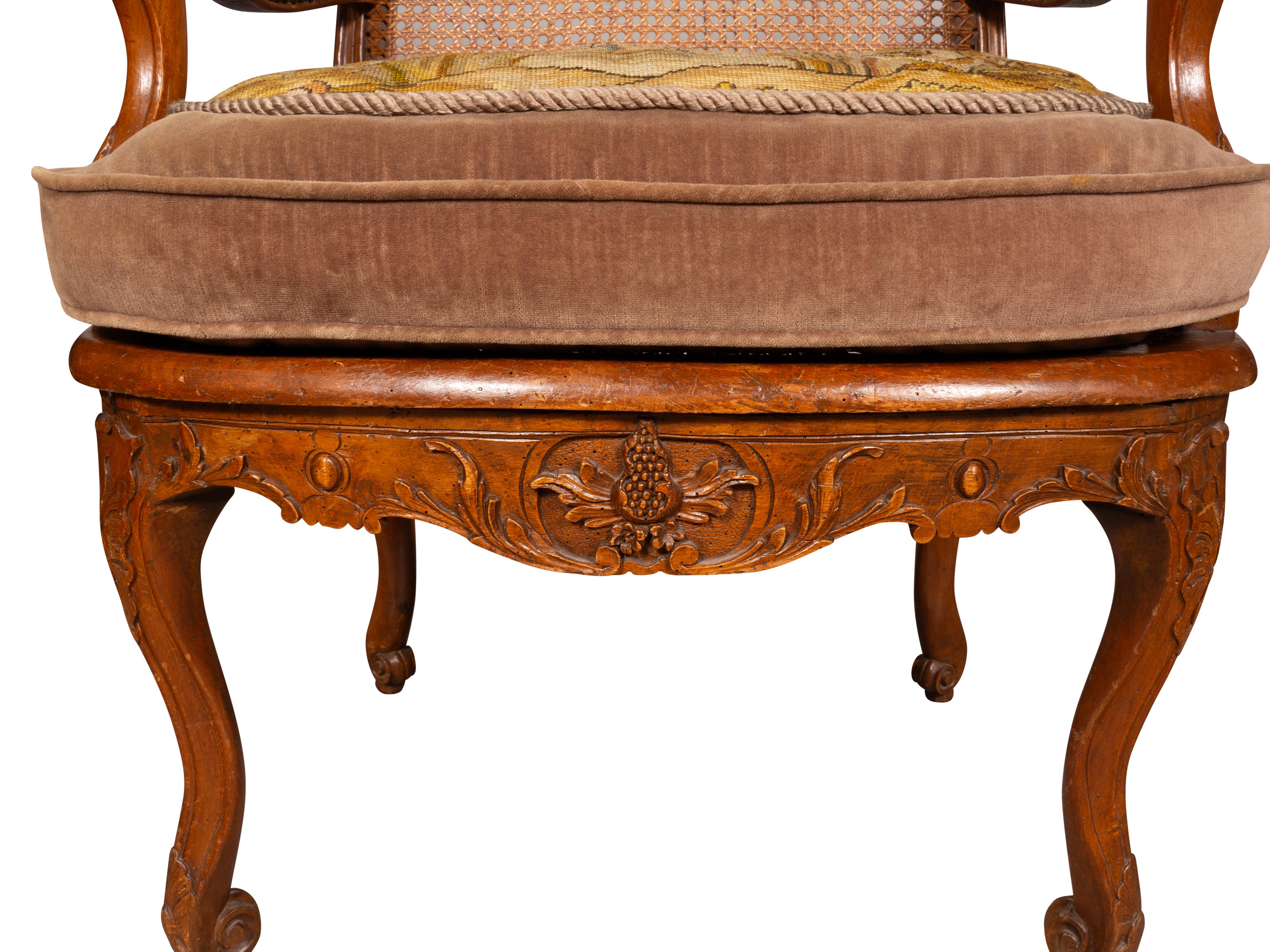 Regence Beechwood Armchair For Sale 1