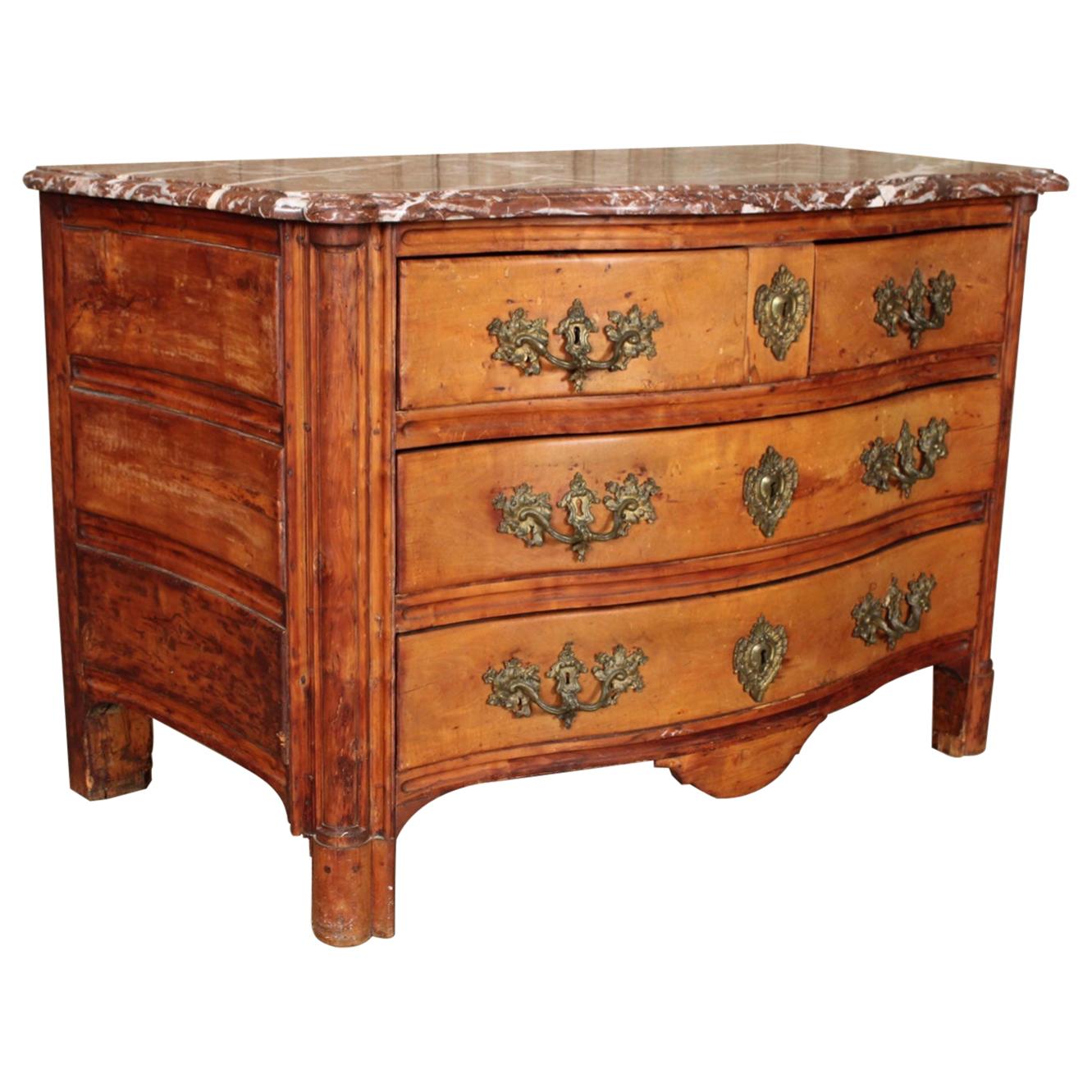 Regence to Louis XV Transitional Provincial Commode, Circa 1720  For Sale