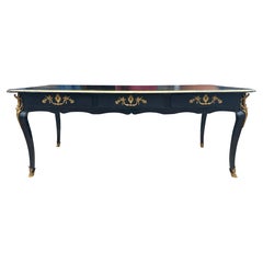 Regence Ebonized And Ormolu Mounted Bureau Plat