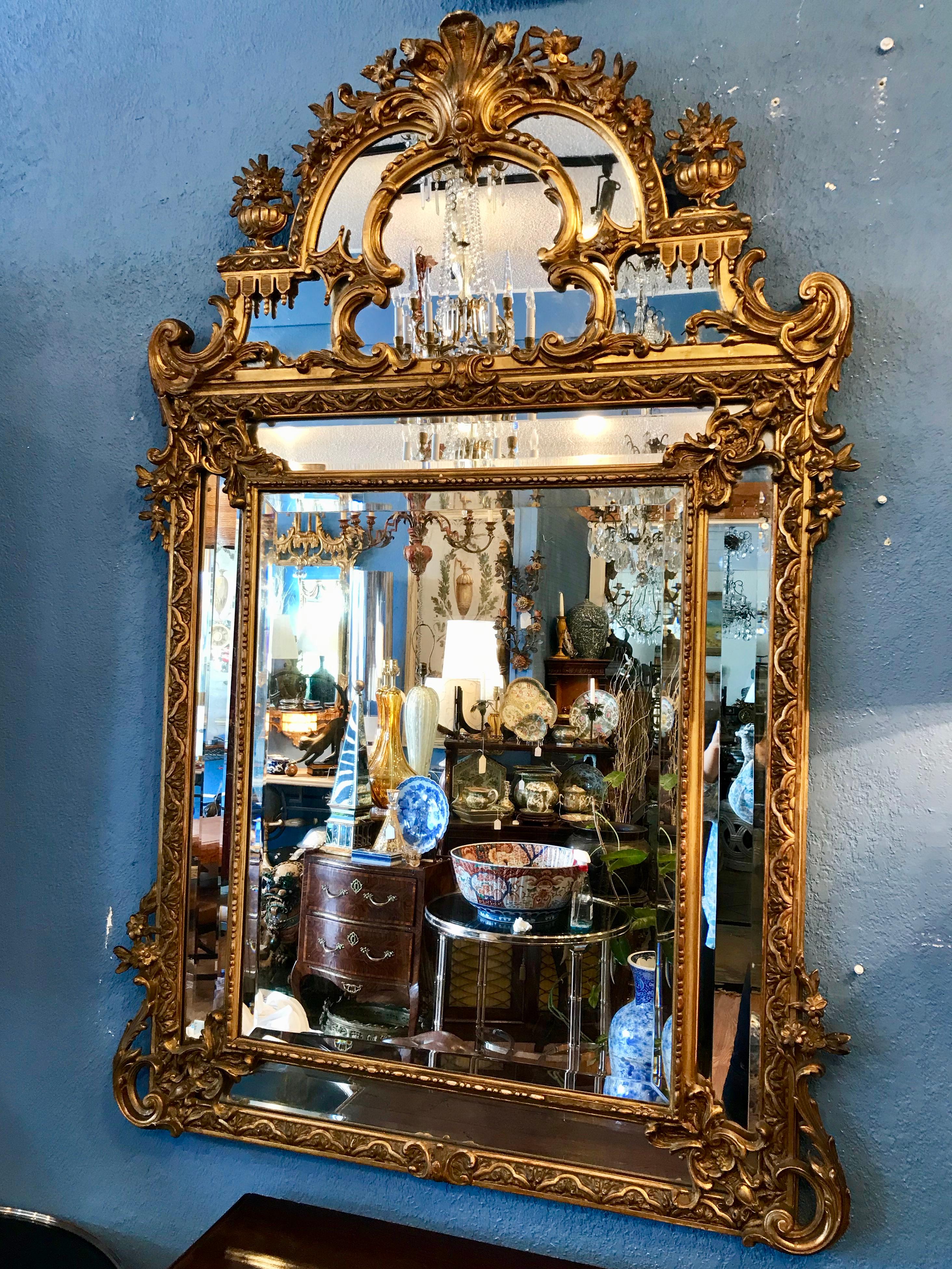 Régence Regence Gilded Mirror