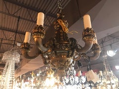 Regence Style Bronze Chandelier