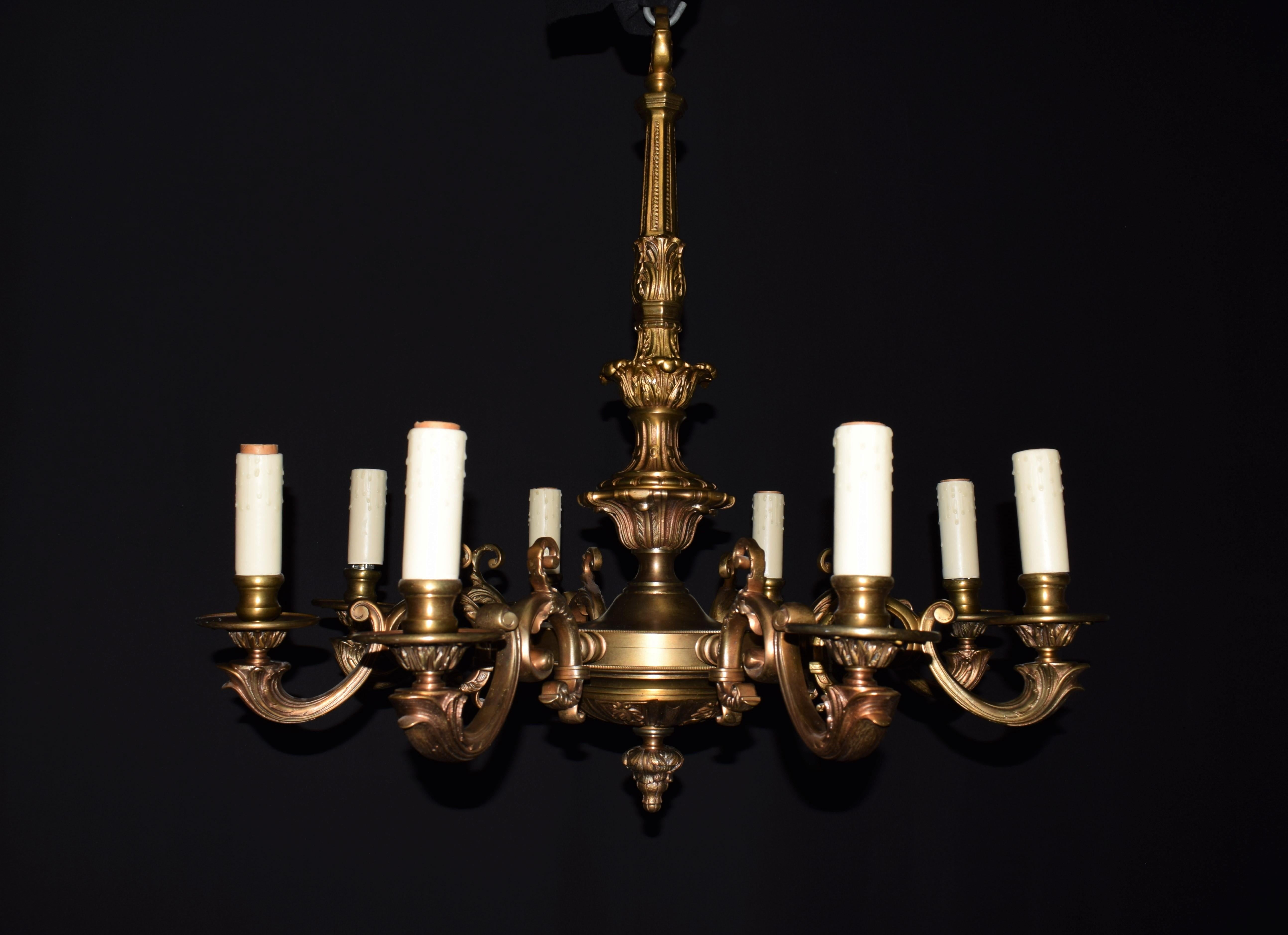 French Regence Style Chandelier For Sale