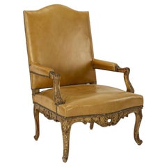 Regence Style Giltwood Armchair