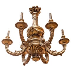 Regence Style Giltwood Chandelier, Napoleon III Period