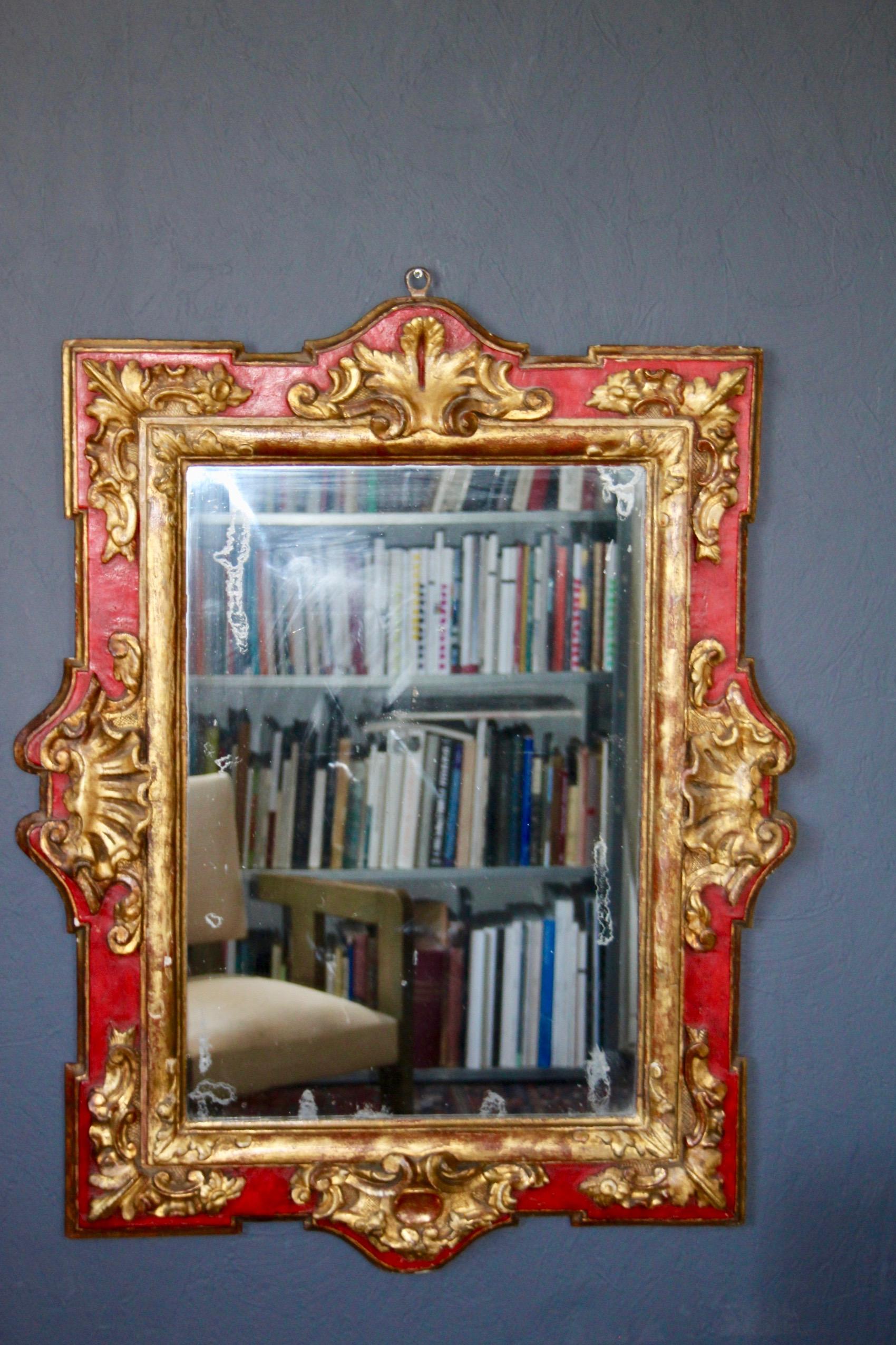 XIXe siècle Miroir en bois de style Régence  en vente