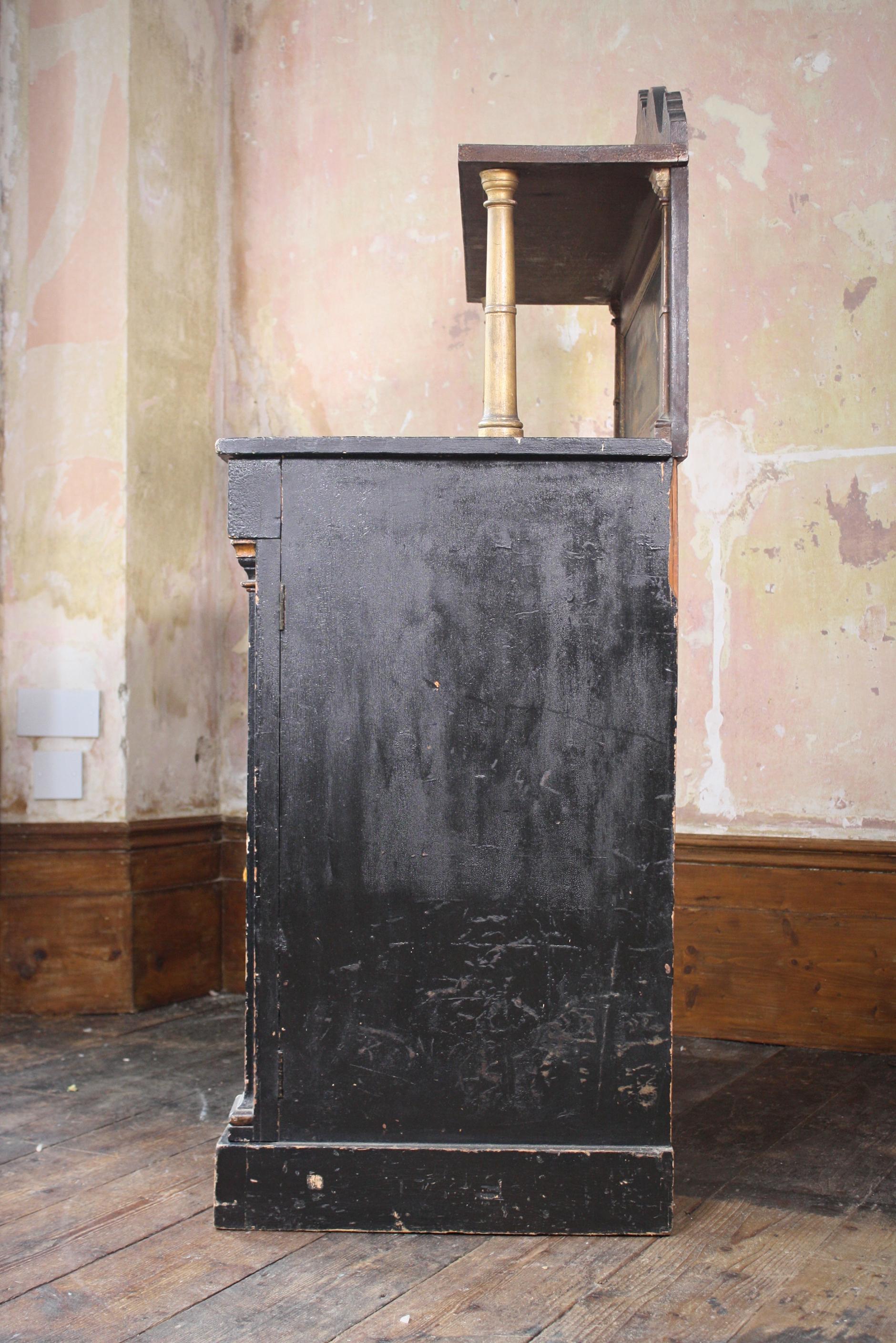 Regencia XIX Chinoiserie Casa de Campo Chiffonier Buffet Aparador Armario en venta 11