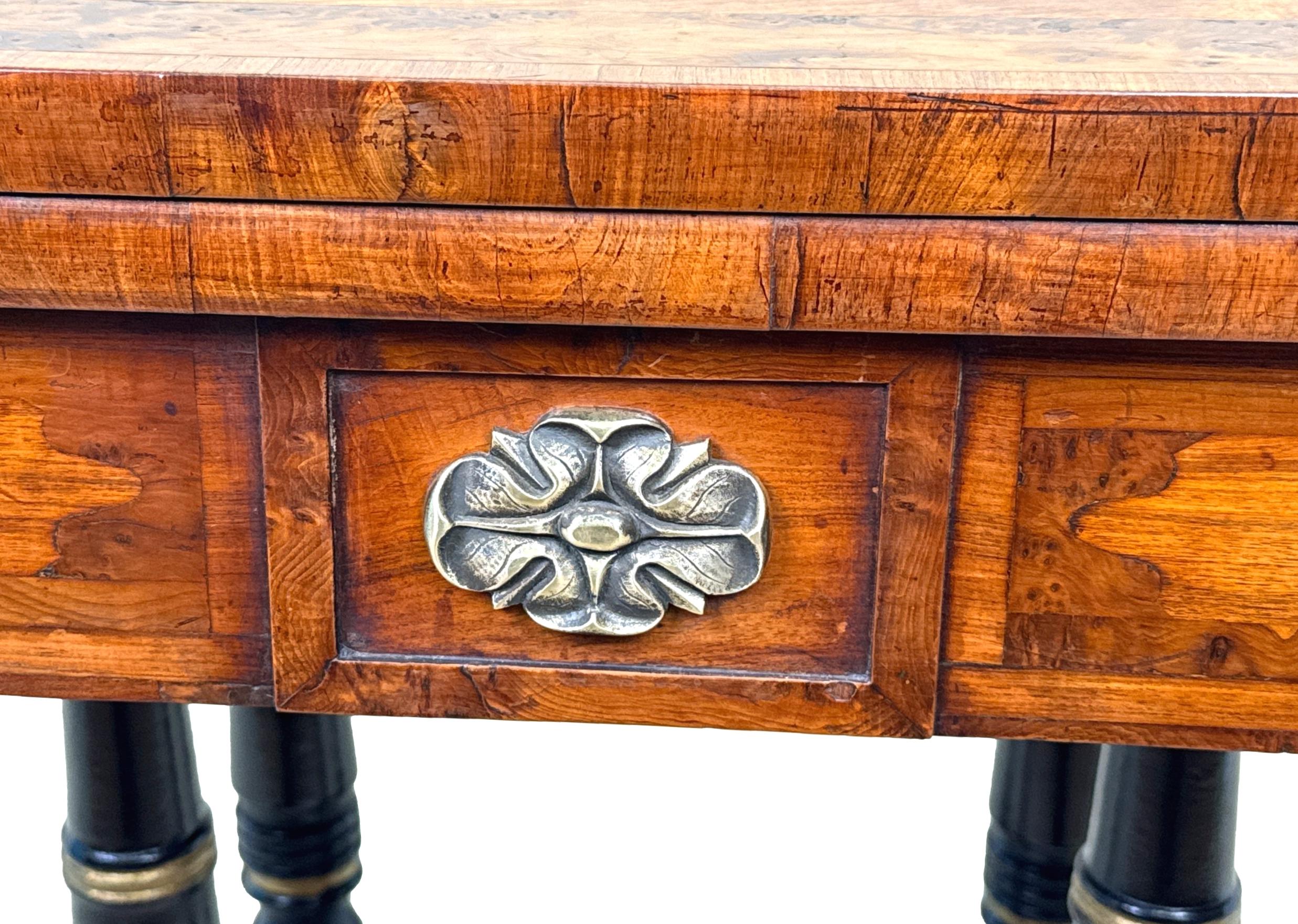 Regency 19th Century Kingwood Card Table For Sale 7