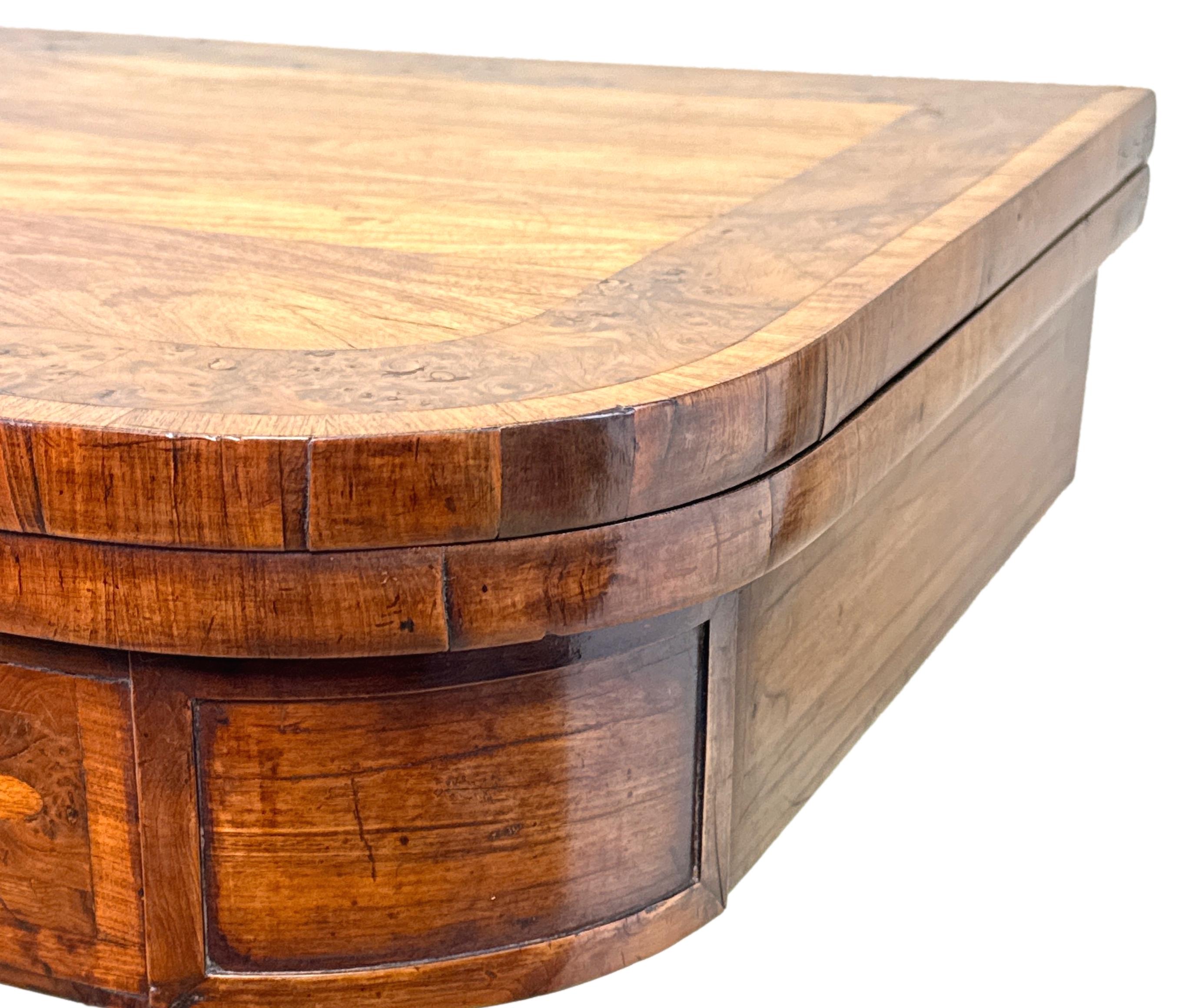 Regency 19th Century Kingwood Card Table For Sale 3