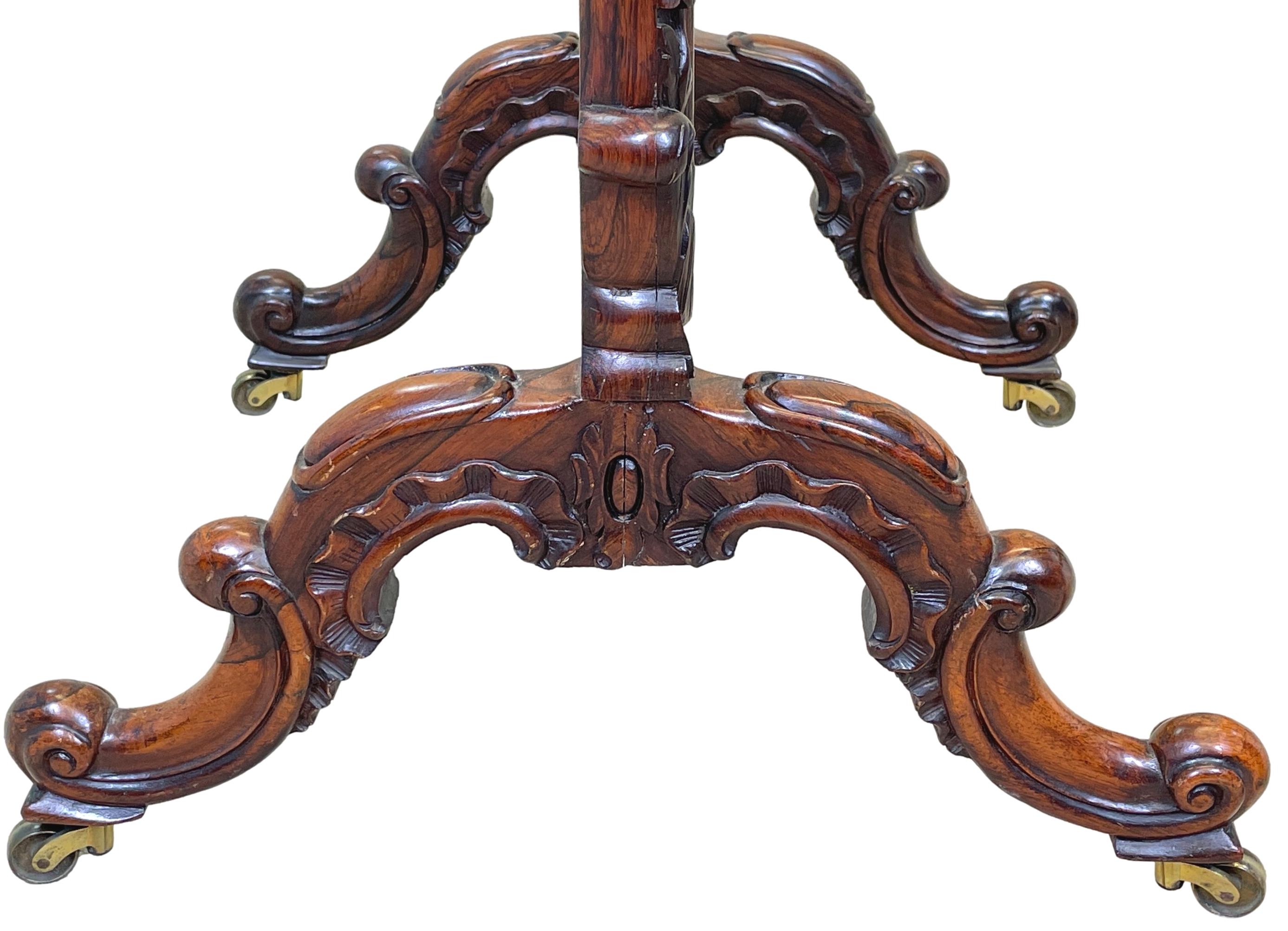 Regency 19th Century Pair of Rosewood Fire Screens 4