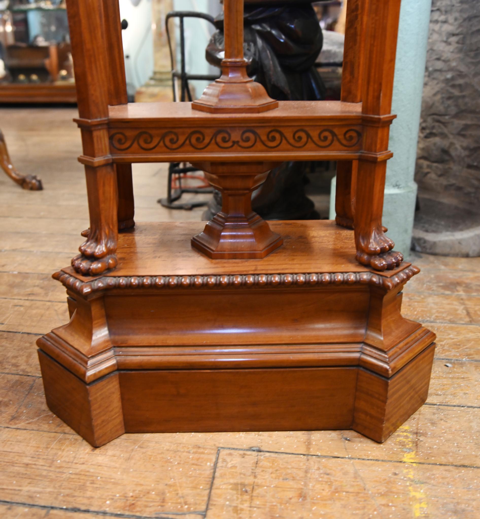 Regency Adams Pedestal Stand Wedgewood Plaques 1840 For Sale 6