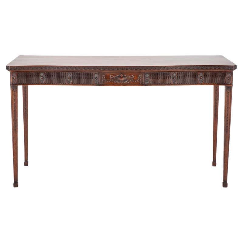 Adams Console Mahogany Inlay Regency Interiors For Sale at 1stDibs
