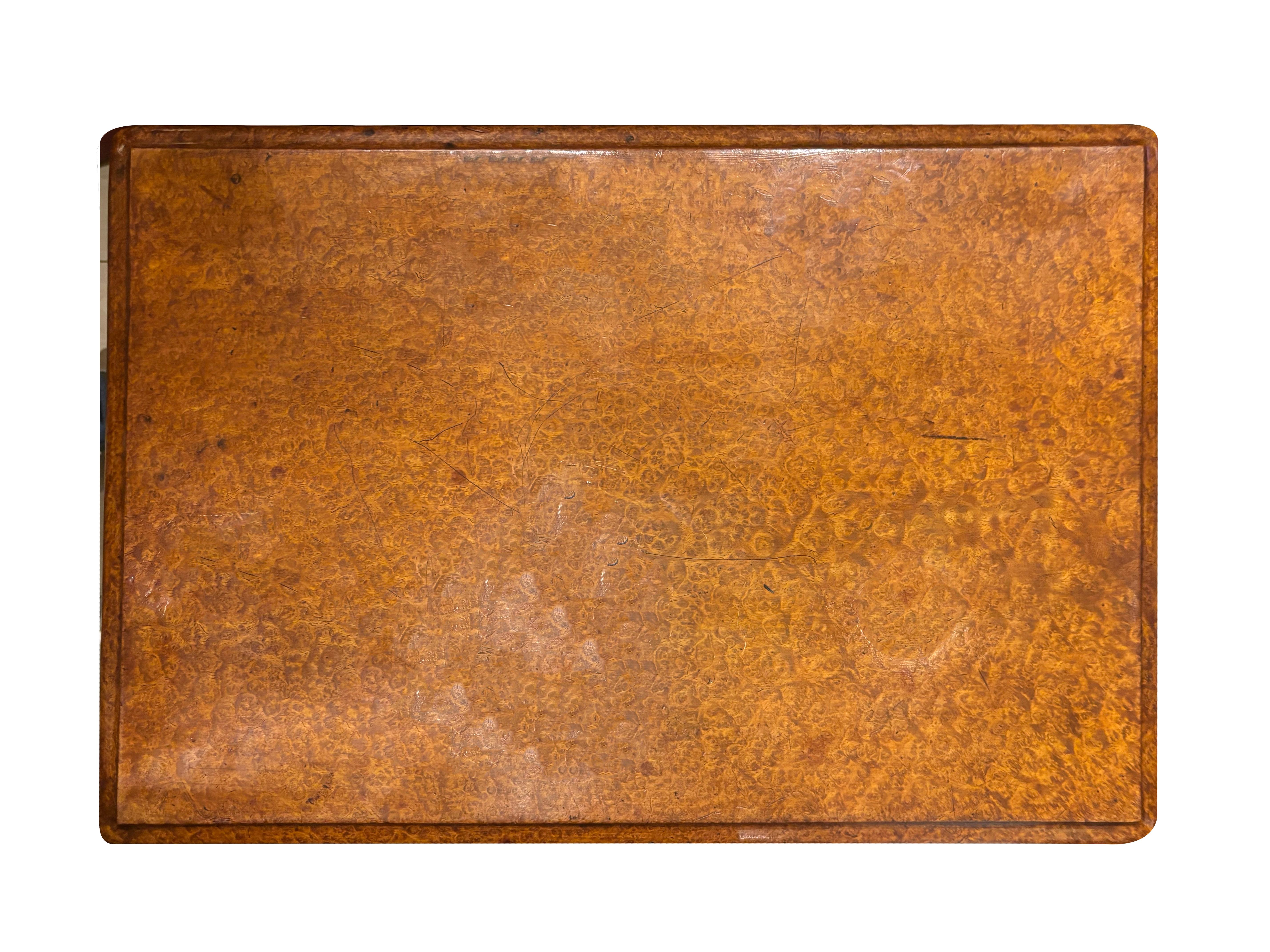 Regency Amboyna and Ebony Table For Sale 9