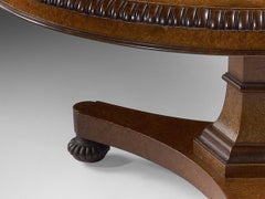 Regency Amboyna and Rosewood Circular Tilt-Top Breakfast Table by Gillows