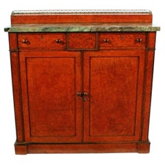 Used Regency Amboyna & Rosewood Side Cabinet, 19th Century 