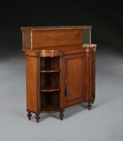Regency Amboyna Side Cabinet