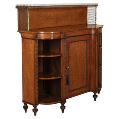 Regency Amboyna Side Cabinet