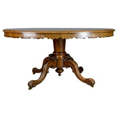 Regency, Antique Loo Table, Rosewood, Ovular, Tilt-Top, Breakfast, Dining