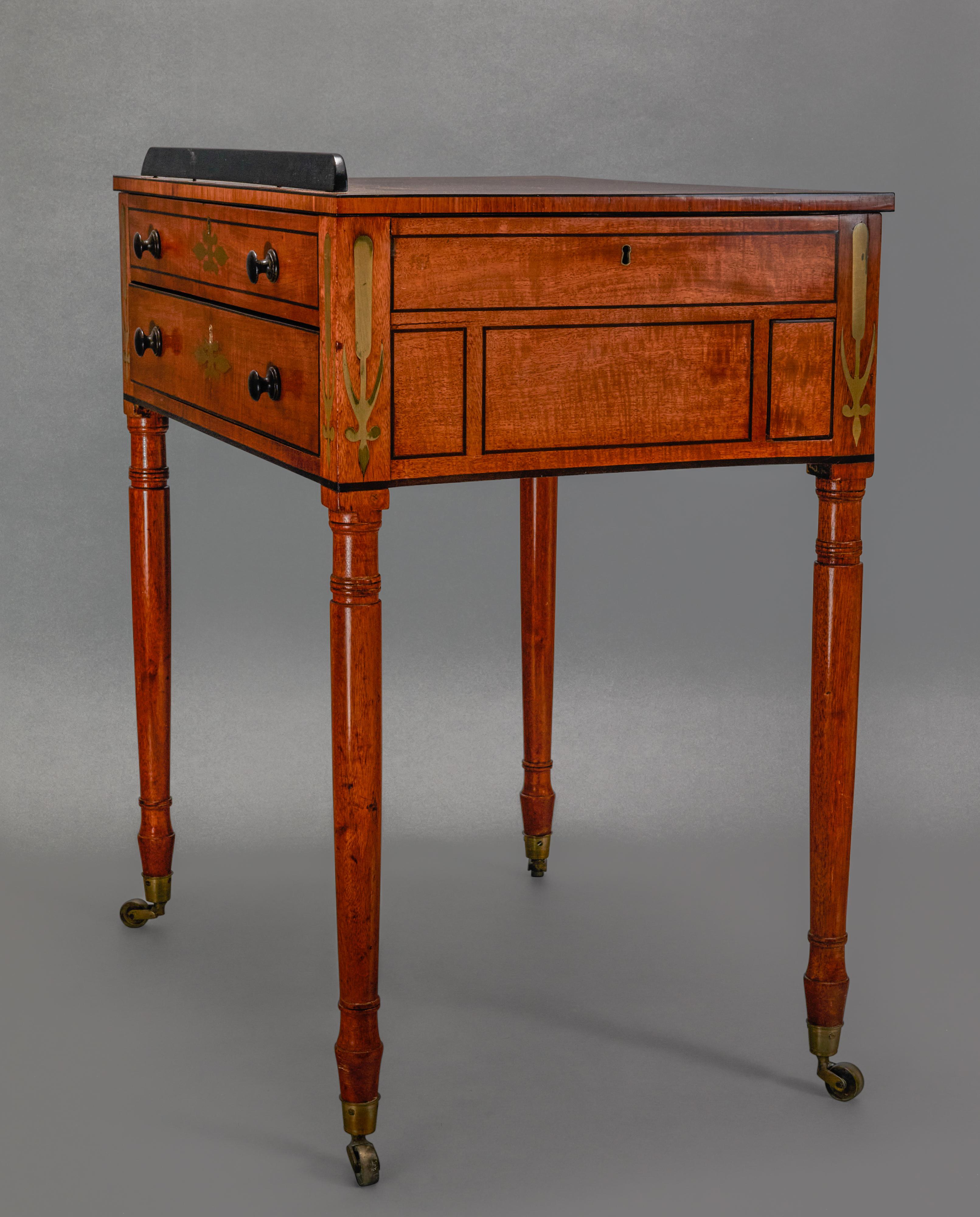 Wood Regency Architect's Table For Sale