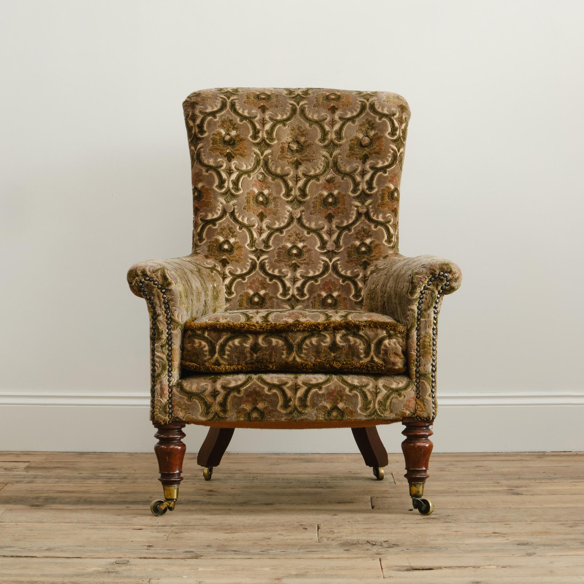 Britannique Fauteuil Regency à la manière de Holland & Sons en vente