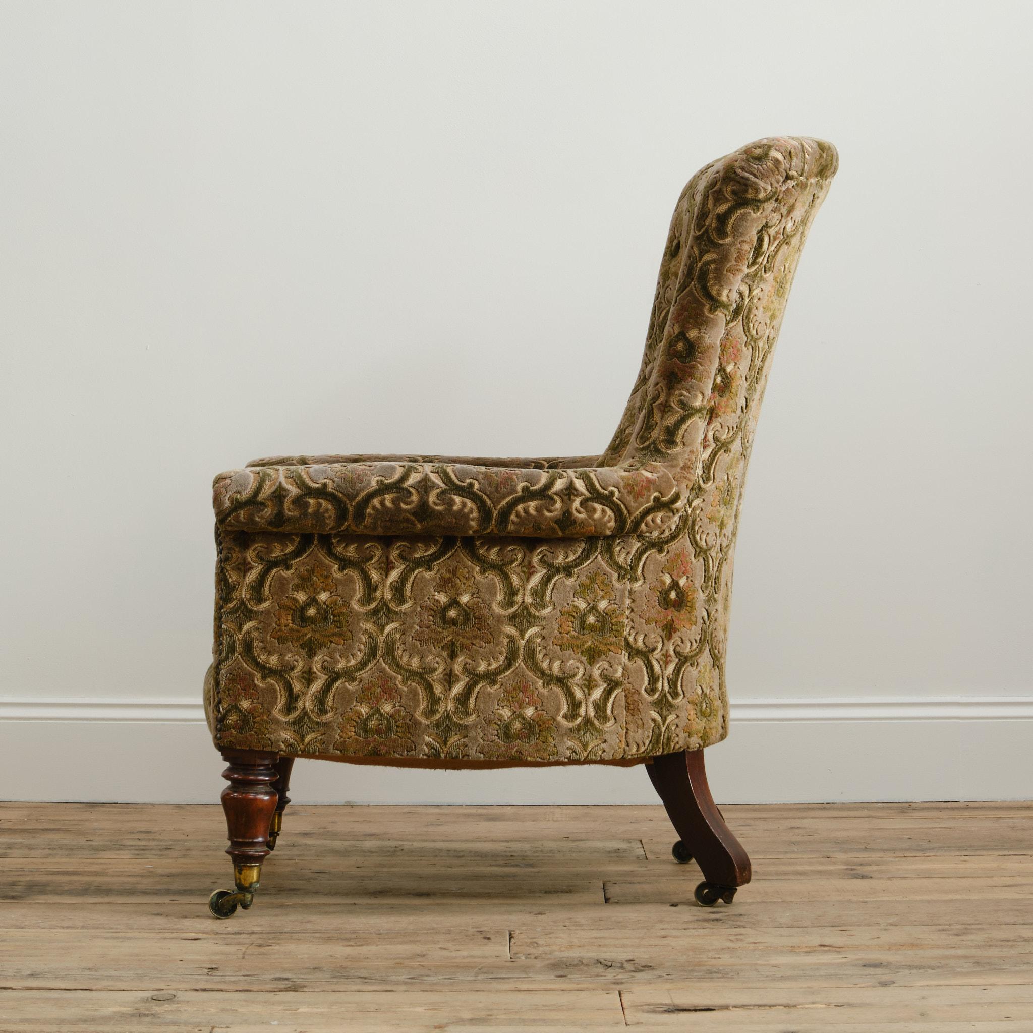 Milieu du XIXe siècle Fauteuil Regency à la manière de Holland & Sons en vente