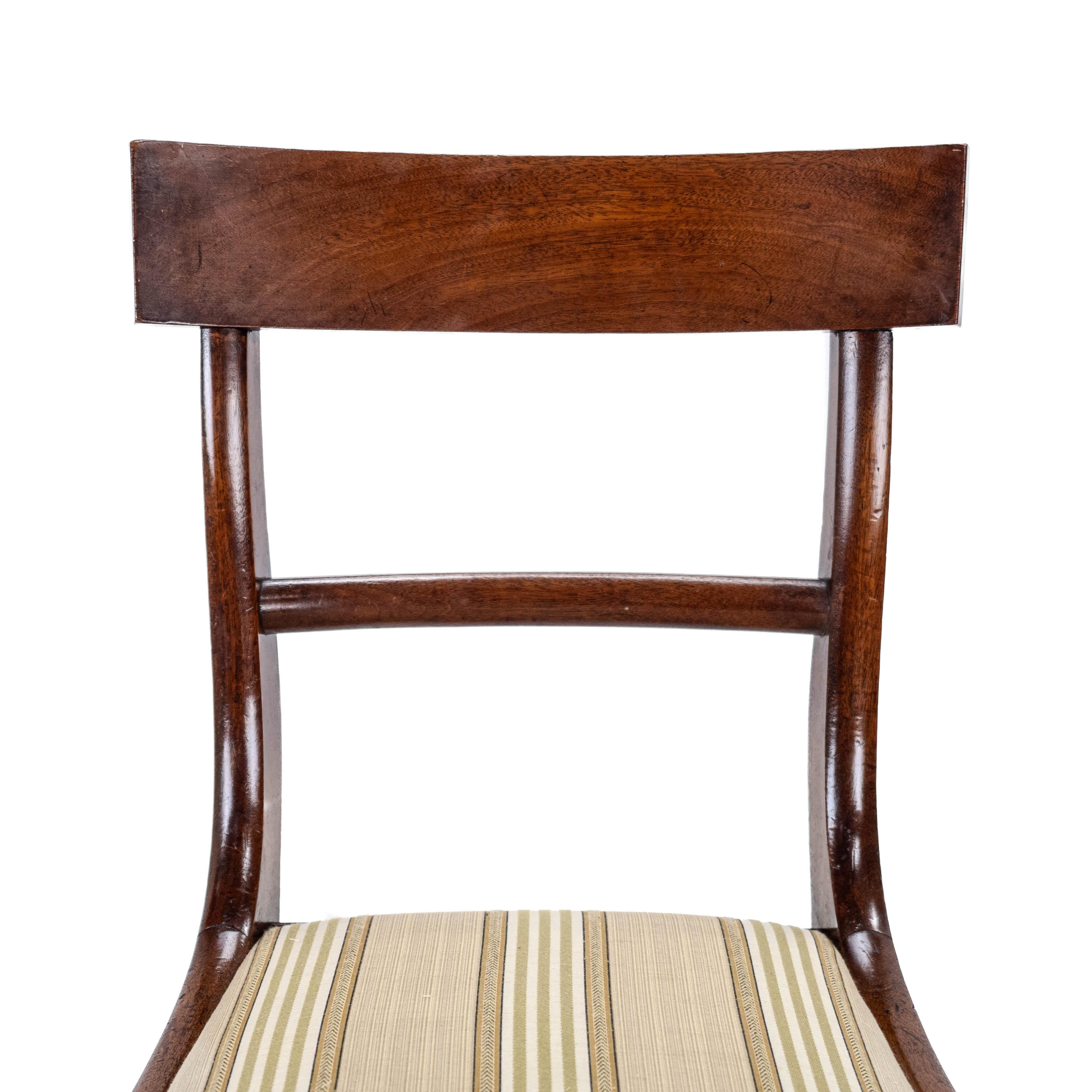 Regency Bar Back Mahogany Set of 6 Dining Chairs C1820 (Georgian George III IV) 9