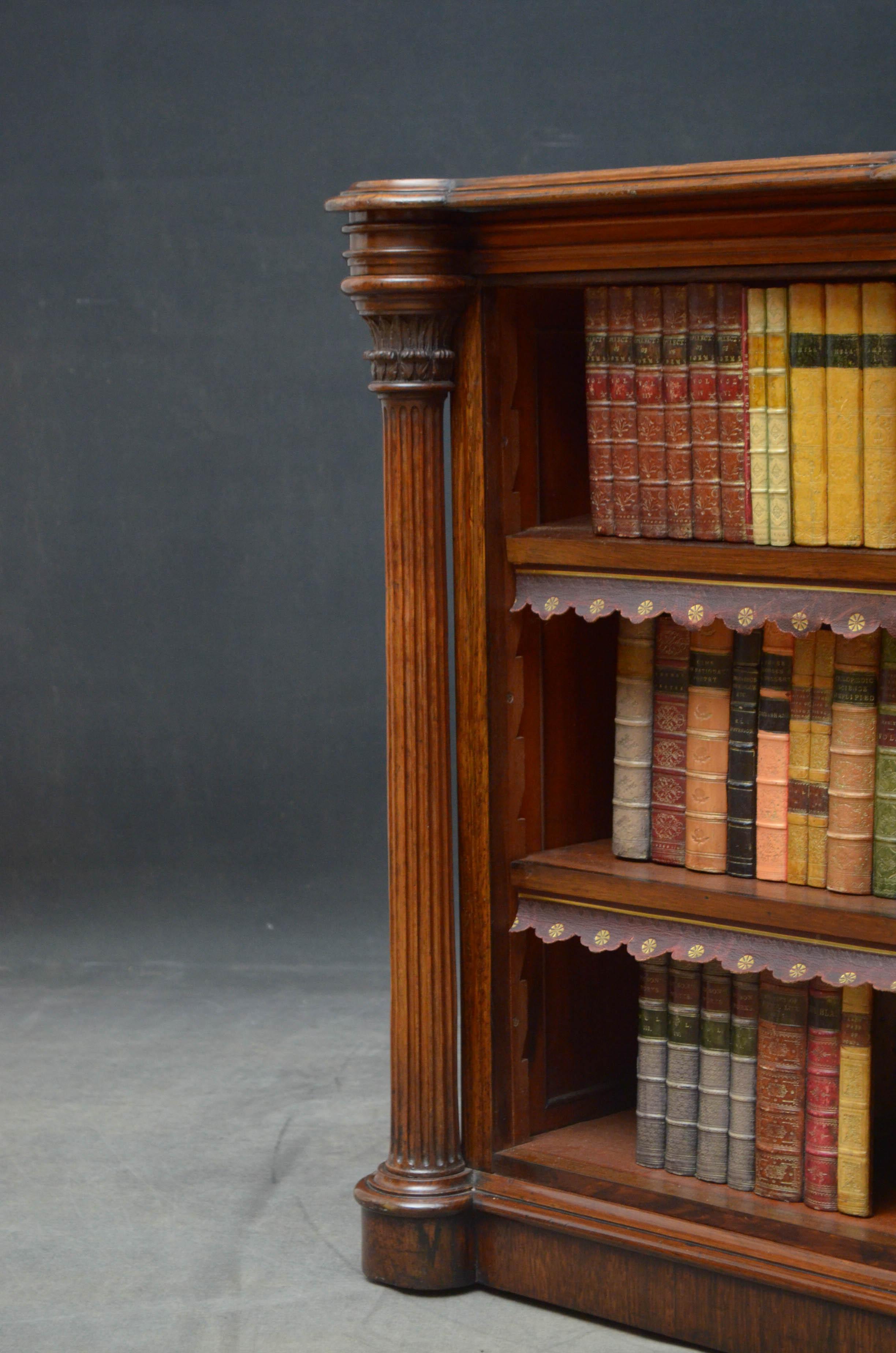 19th Century Regency Bookcase, James Winter & Sons For Sale