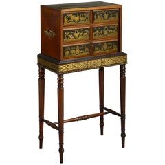 Regency Boulle Marquetry Cabinet-on-Stand