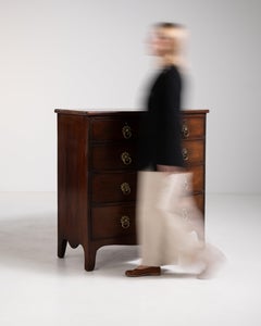 Regency Bow-Front Chest of Drawers, Mahogany, 19th Century, UK