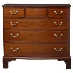 Antique Regency Bowfronted Mahogany Chest of Drawers