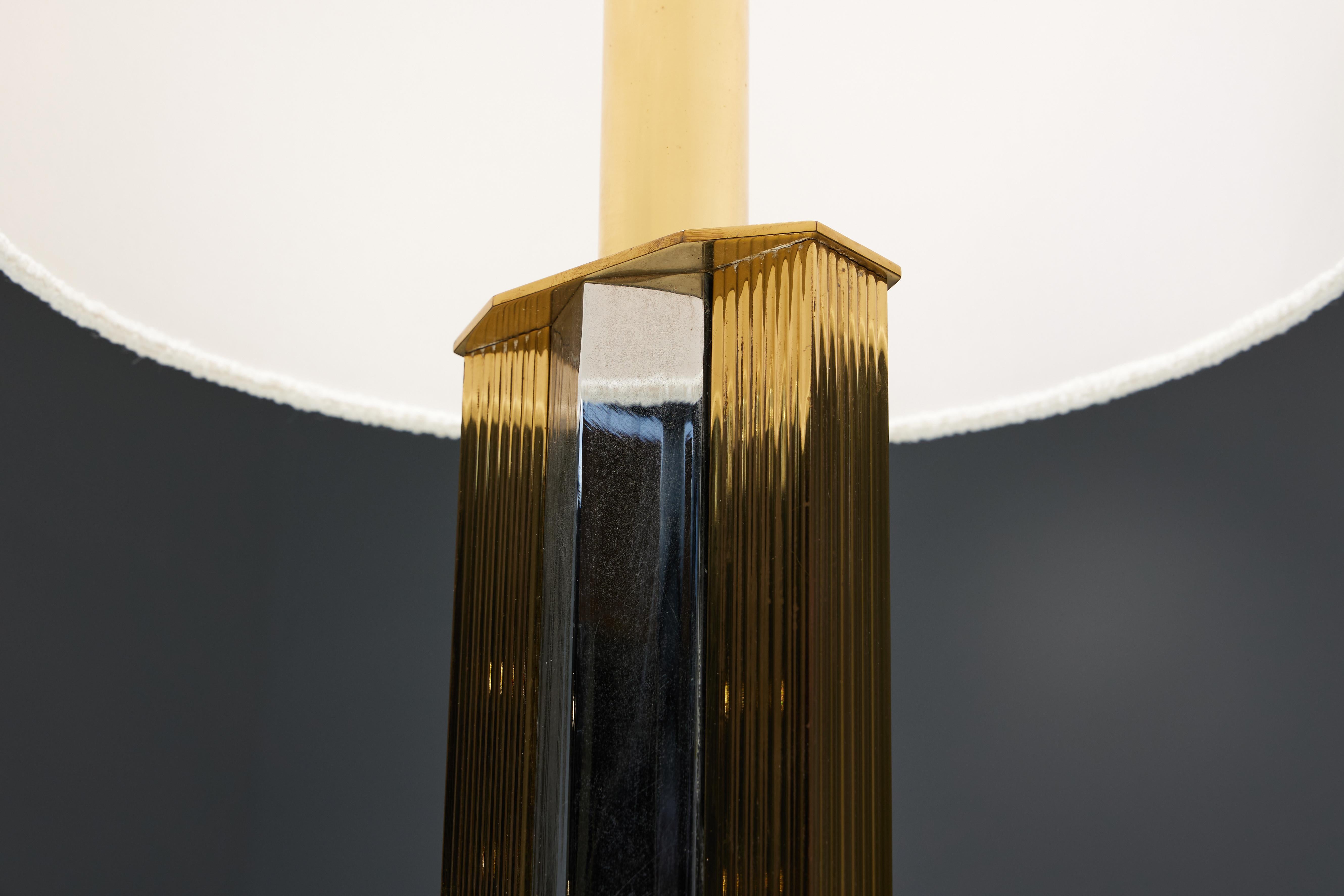Regency Brass Floor Lamp, Italy, 1970s For Sale 3