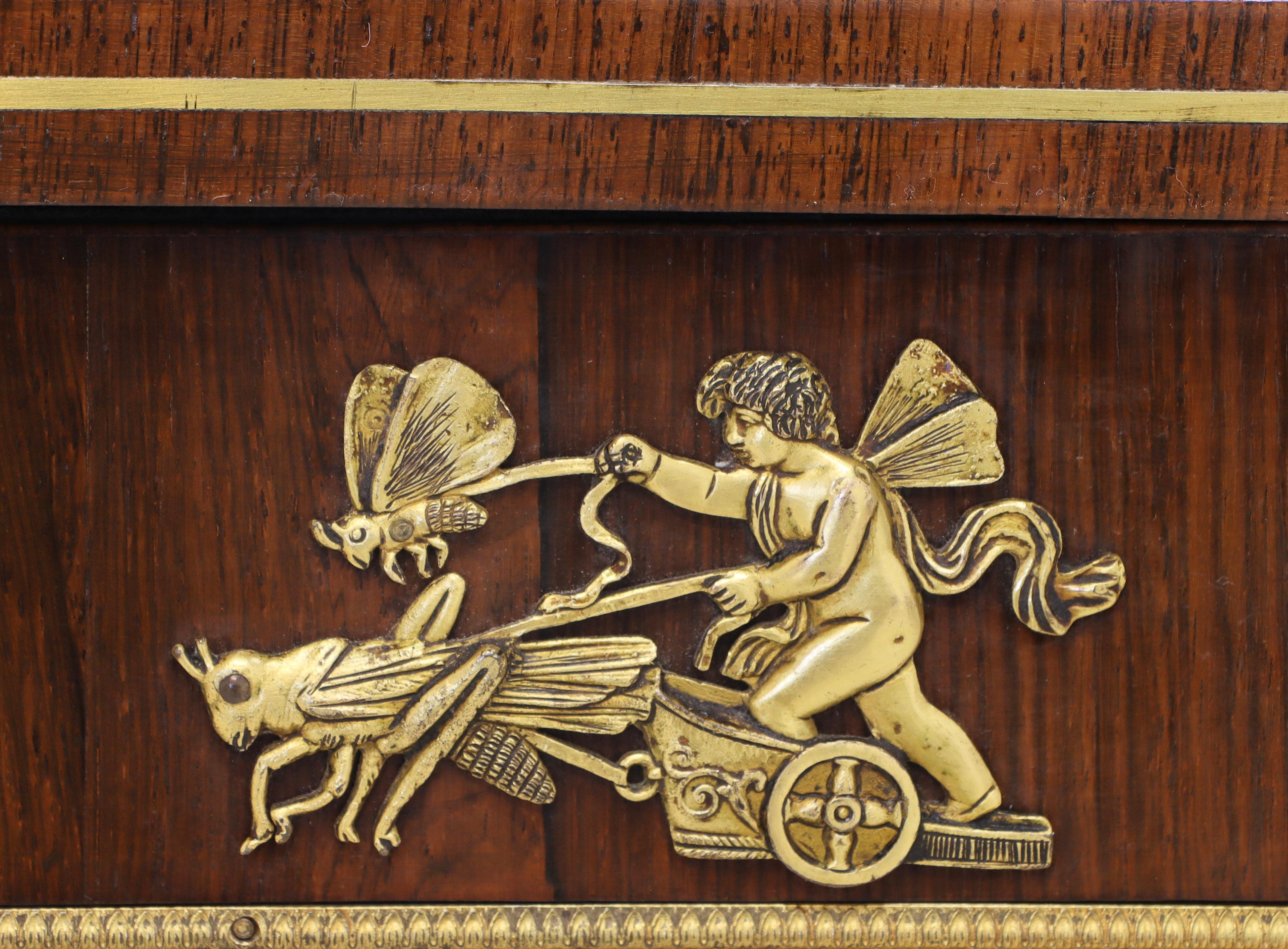 Regency Brass Inlaid Card Table 2