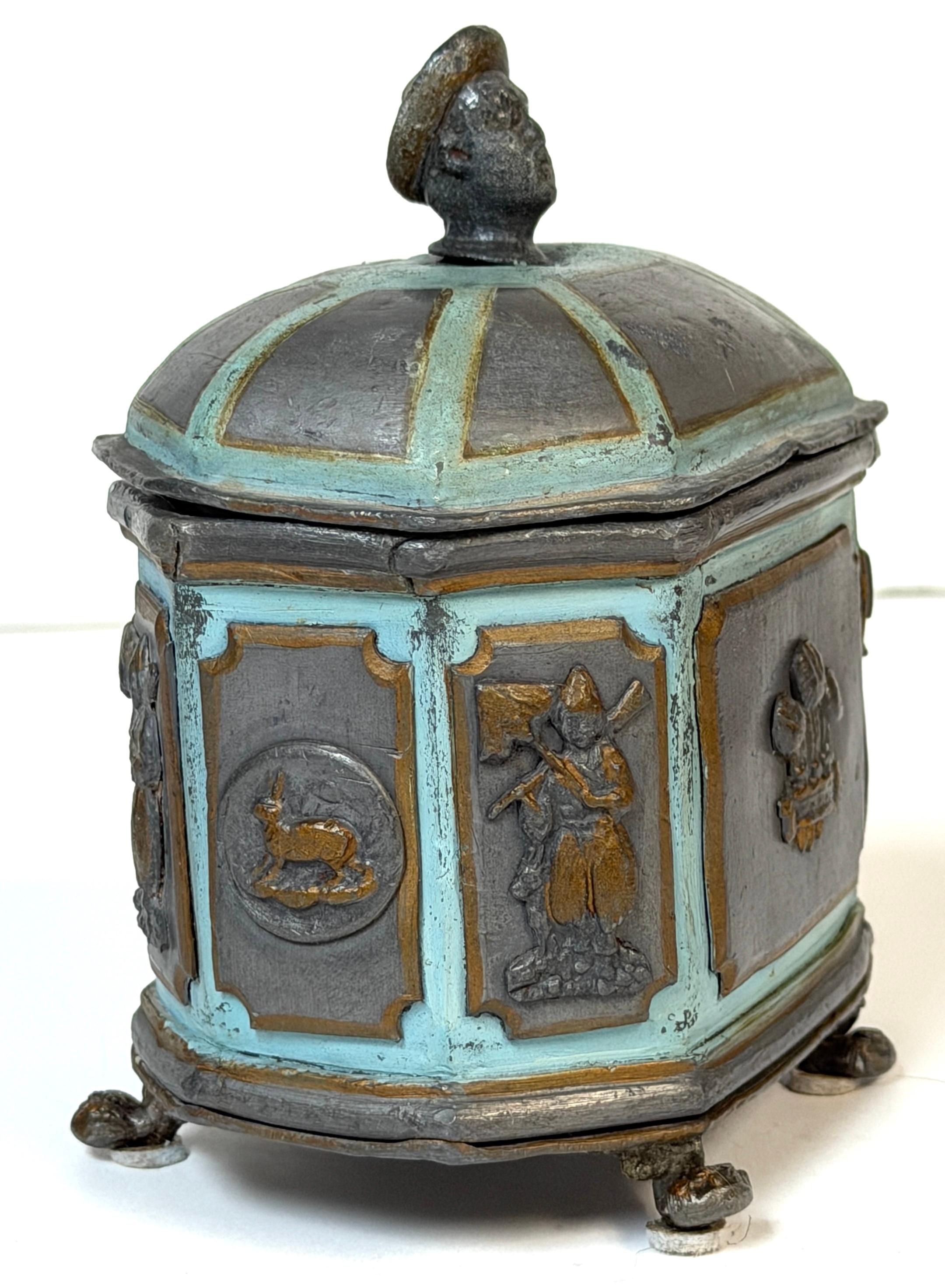 English Regency “Brighton Pavilion” Tea Caddy or Tobacco Box England, circa 1820–1830 For Sale