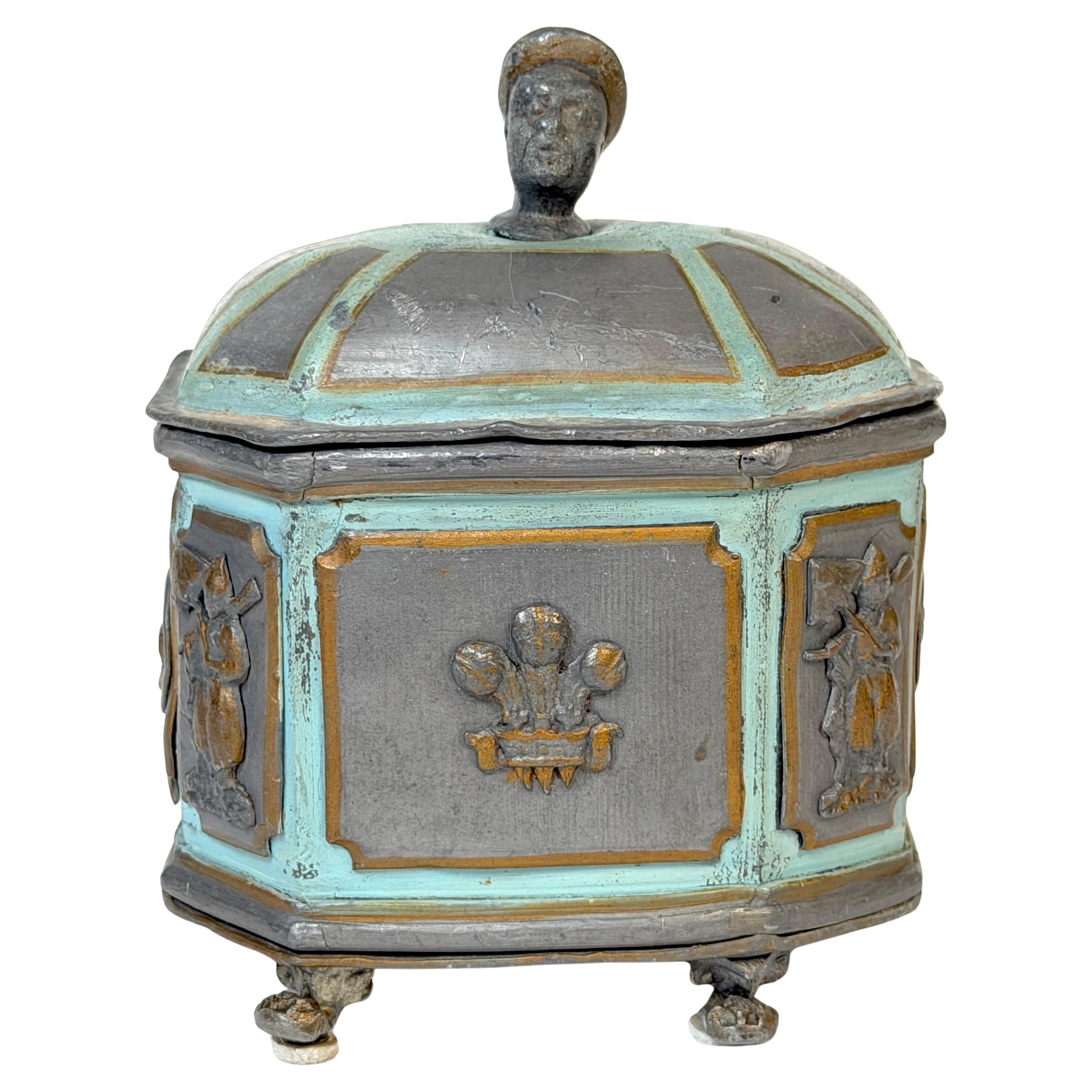 Regency “Brighton Pavilion” Tea Caddy or Tobacco Box England, circa 1820–1830 For Sale