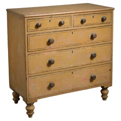 Regency Buff-Painted Chest of Drawers