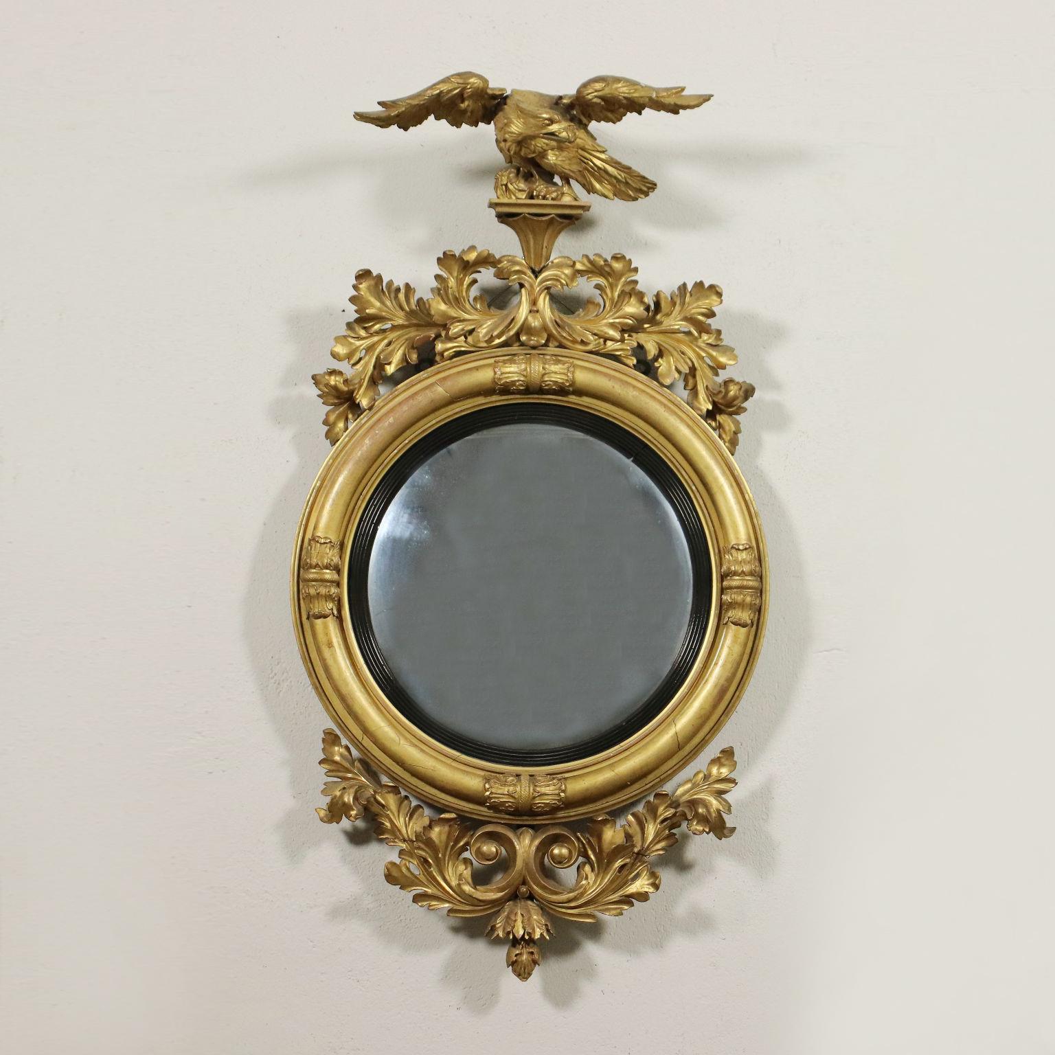 Regency Bull's Eye Mirror Engkand First Quarter, 19th Century 9
