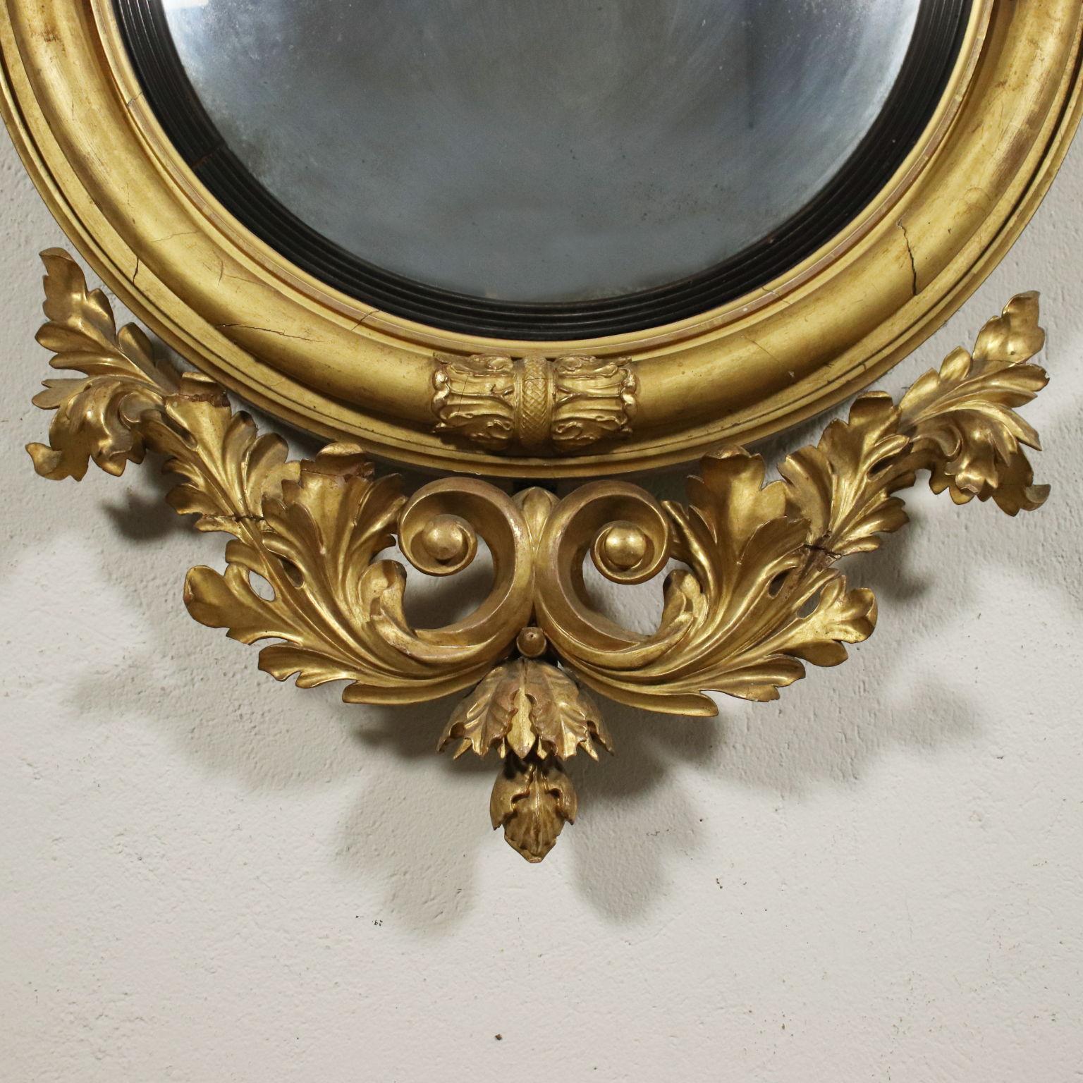 Regency Bull's Eye Mirror Engkand First Quarter, 19th Century 3