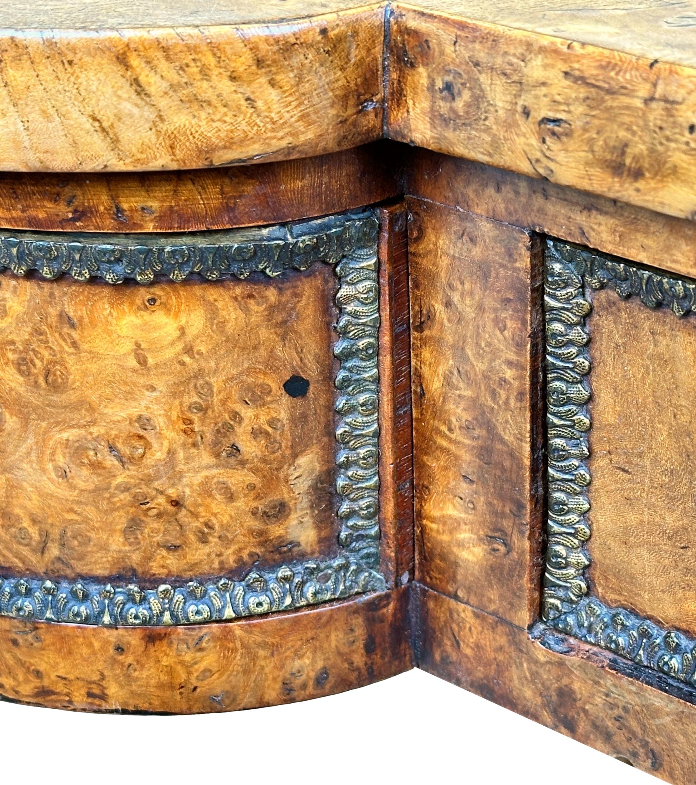 Regency Burr Elm Library Table 2