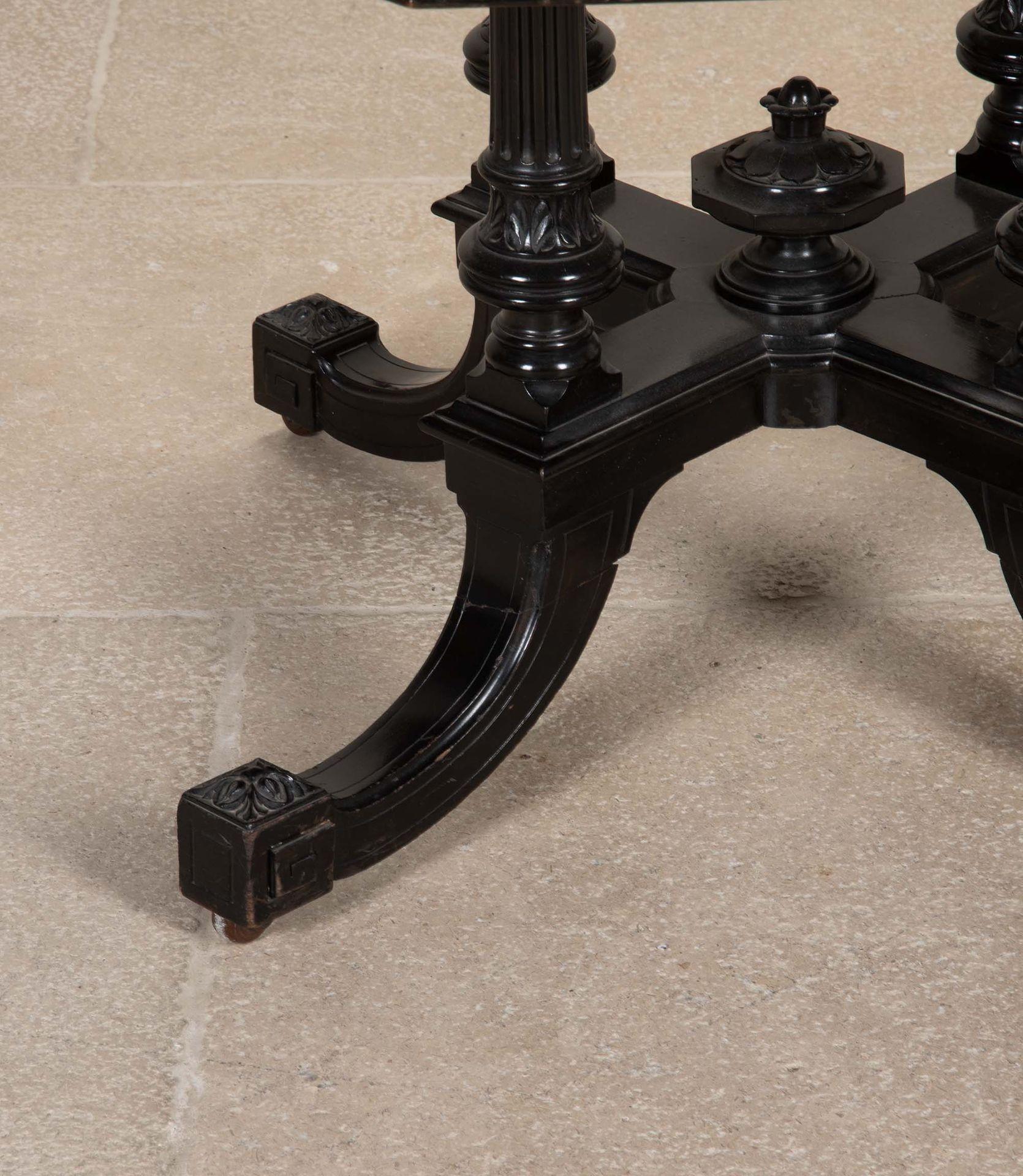 Regency Burr Oak Octaganol Segmented Occasional Table For Sale 6