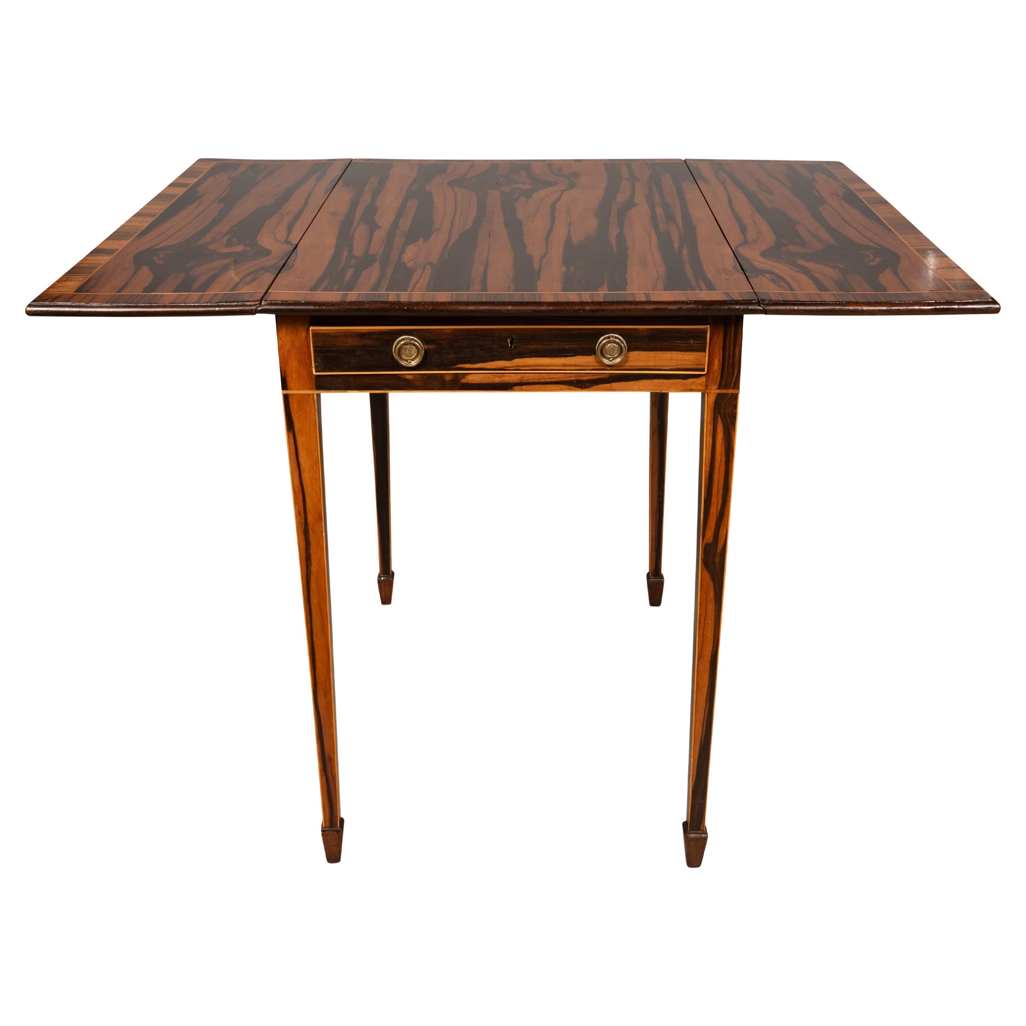 Tavolo Regency Calamander Pembroke