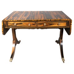 Regency Calamander Sofa Table