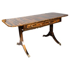 Regency Calamander Sofa Table