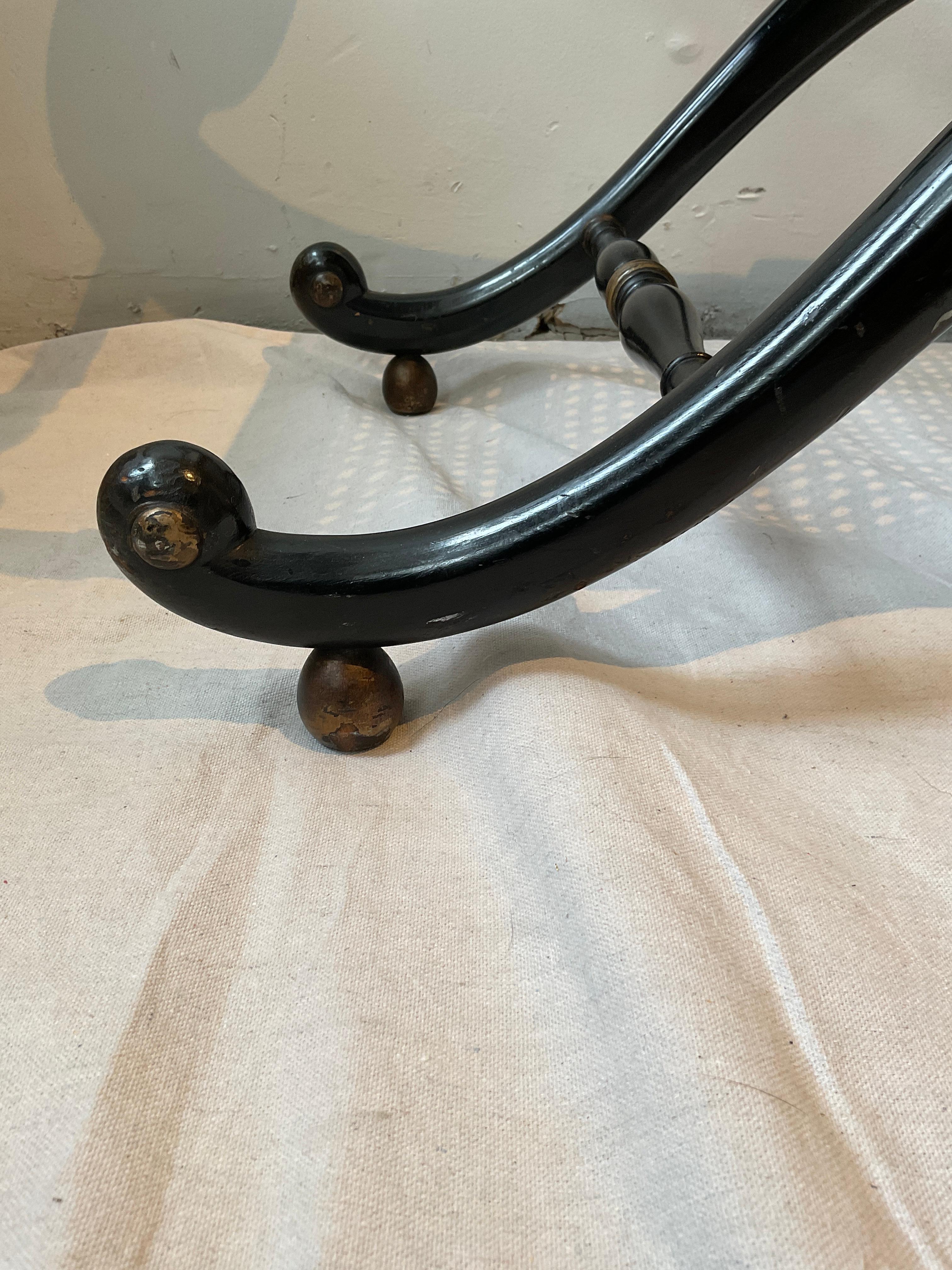Regency Caned Bench For Sale 6