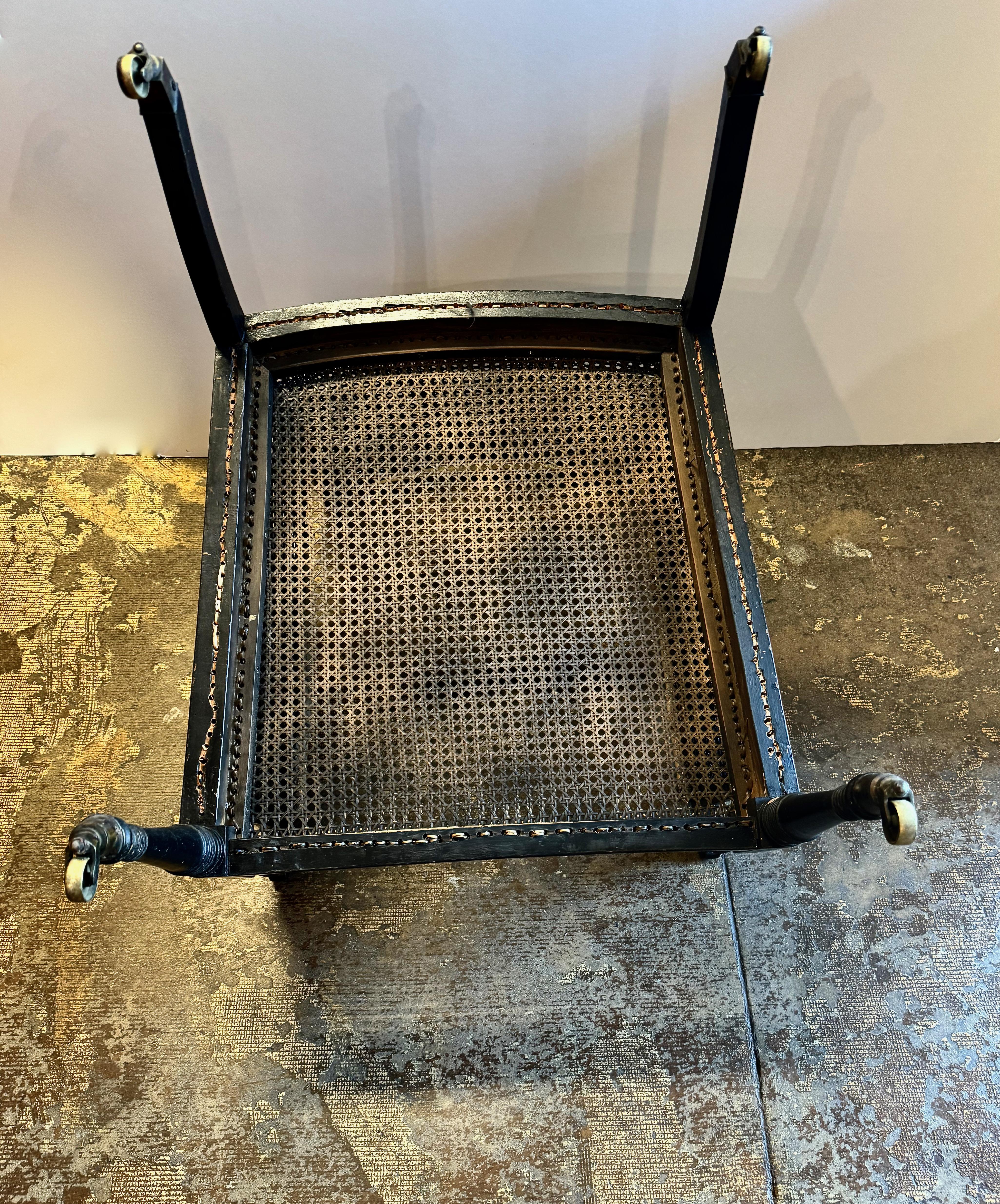 Regency Caned Library Chair, c. 1800-1810 en vente 5
